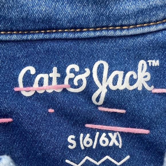 Upcycled Denim Cat & Jack  Jacket Kids - Picture 7 of 9